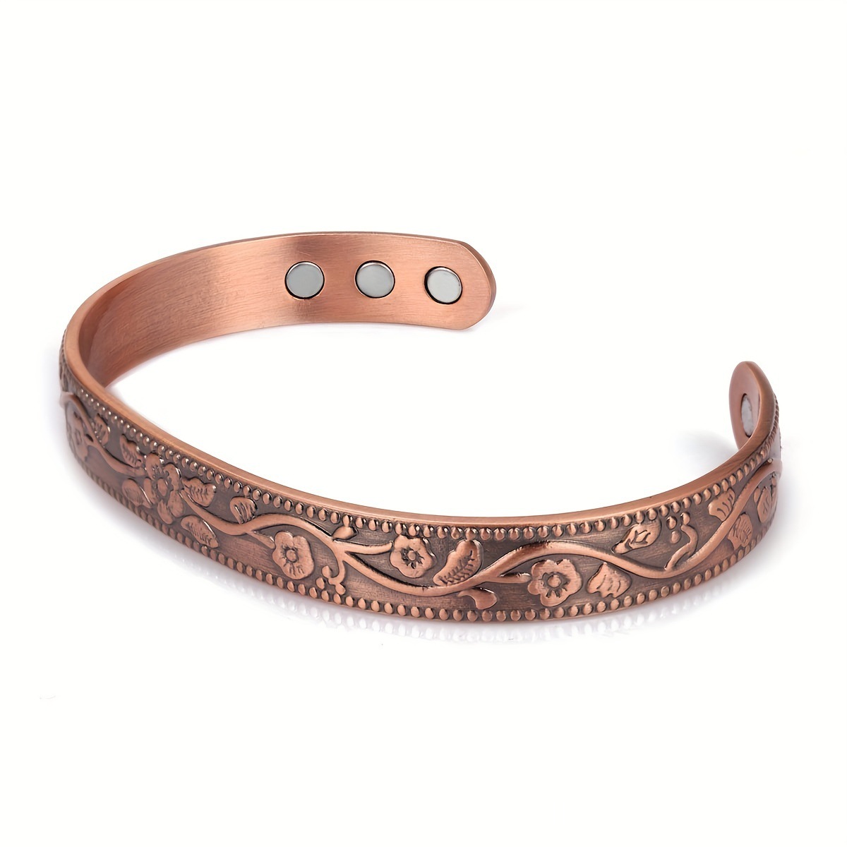 Therapeutic Copper Magnetic Healing Jewelry - Joyería Terapéutica de Sanación con Imanes de Cobre.