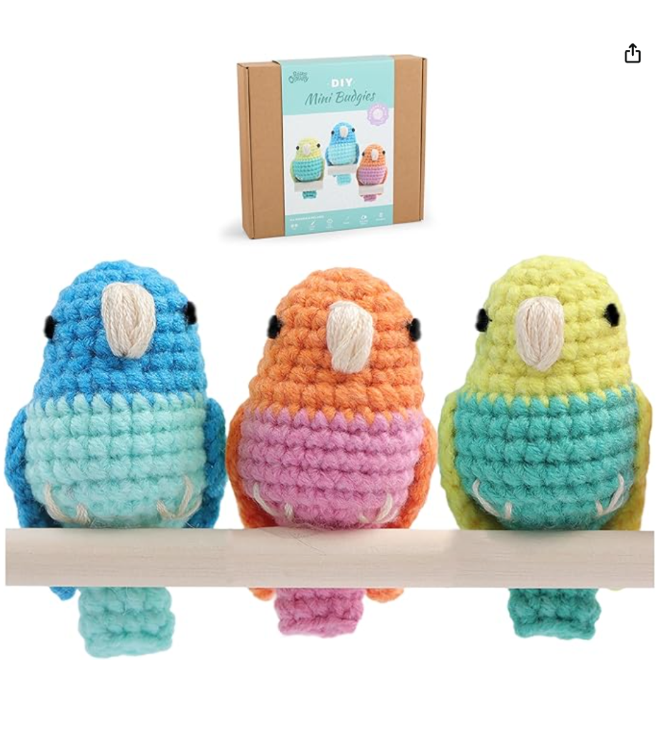 crochet kit cute birds