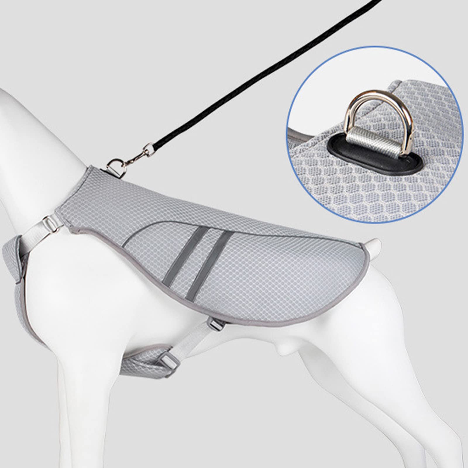 Cooling Vest for Large Dog Breathable Mesh Summer Harness Jacket with Adjustable Fit for Golden Retrievers & Medium-Large Pets - Image 6