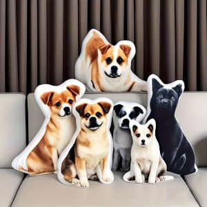 Almohada personalizada con foto, Almohada personalizada de alta calidad, Coussin photo personnalisé, Fotokissen mit eigenem Bild, カスタム写真枕