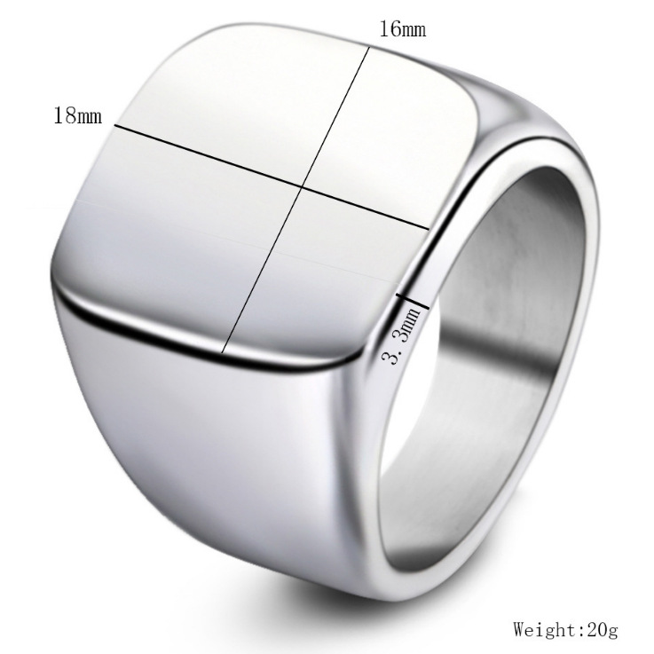 Anillo Personalizado de Acero Inoxidable con Foto y Texto Grabado - Regalo Único y Duradero para Hombres - Joyería Personalizada - Image 5