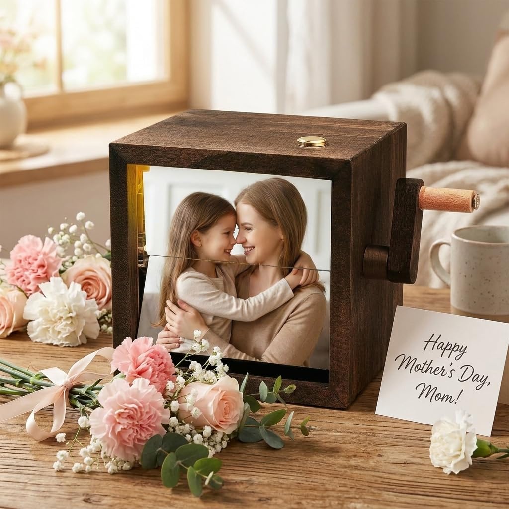 Personalized animation photo album with LED light, álbum de fotos animado con luz LED, album photo animé avec lumière LED, animiertes Fotoalbum mit LED-Licht, LED付きパーソナライズアニメーションフォトアルバム