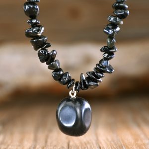 Natural Amethyst Chip Stone Necklace with Smooth Pendant for Women – Boho Crystal Jewelry - Image 7