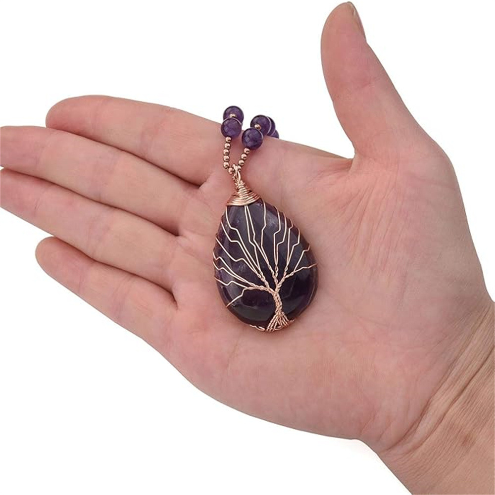 Natural gemstone spiritual jewelry joyeria de piedra natural bijoux en pierre naturelle