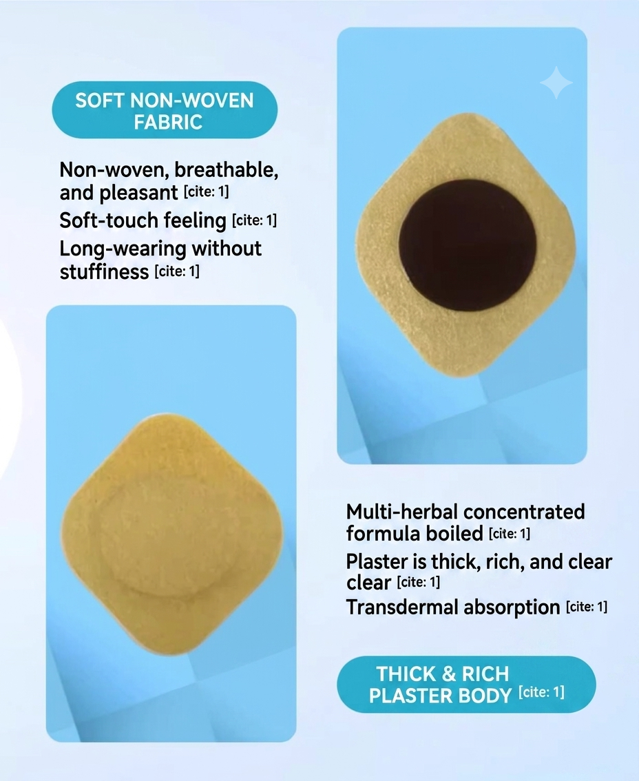 Chinese Herbal Nasal Congestion Relief Patch, Natural Breathe Easy Nose Stickers Product