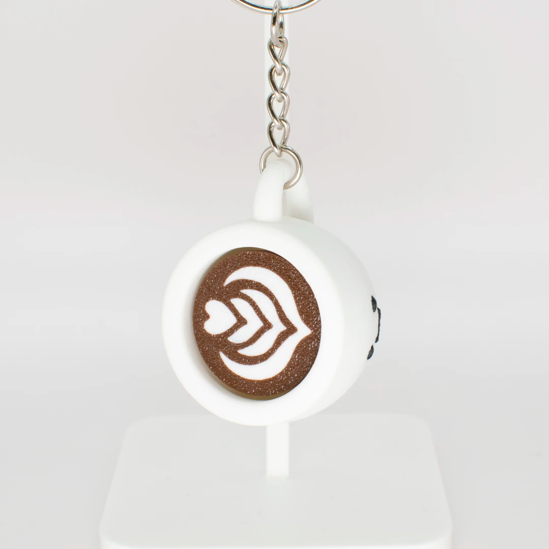 coffee cup keychain